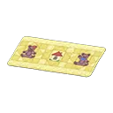 Mom's lively kitchen mat