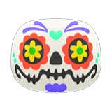 candy-skull mask