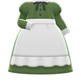 full-length maid gown
