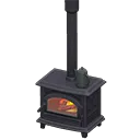 wood-burning stove