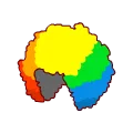 Funky Neon 'Fro