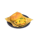 pumpkin bagel sandwich