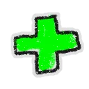 Green Plus Sign