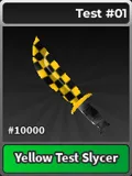 Yellow Test Slycer