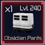 Obsidian Pants