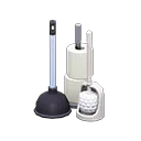 toilet-cleaning set