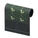 green delicate-blooms wall
