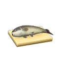 carp on a cutting board
