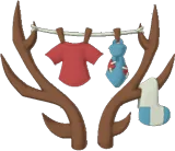 Clothesline Antlers