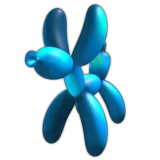 Blue Balloon Animal