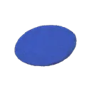 blue medium round mat