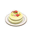 fruit-topped pancakes