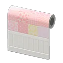 pink quilt wall