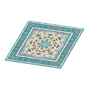 blue Persian rug