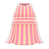 striped halter dress