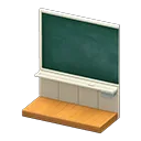 left chalkboard section