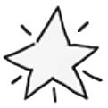 2D Star Throw Toy