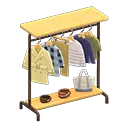 hanging clothing rack