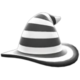 mage's striped hat