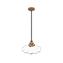 milk-glass lamp