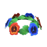 cool pansy crown