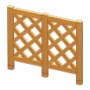 large lattice fence