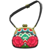 Asian-style clasp purse