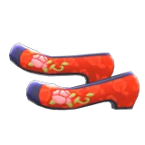 traditional flower shoes