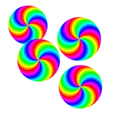 Rainbow Swirls