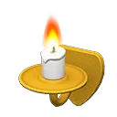 wall-mounted candle