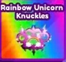 Rainbow Unicorn Knuckles