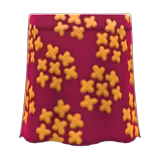 embroidered floral skirt
