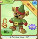 Inflatable Lawn Elf