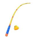 colorful fishing rod