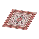 red Persian rug
