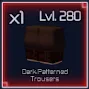 Dark Patterned Trousers