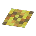 yellow blocks rug