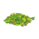 green-leaf pile