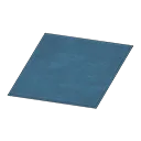 simple medium blue mat