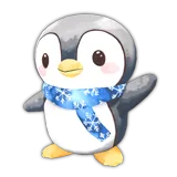 Cute Winter Penguin