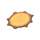 tree-stump rug