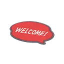 red message mat