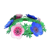 cool windflower crown