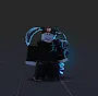 Lapse Blue Armor Set