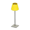 shaded floor lamp