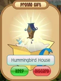 Hummingbird House and Feeder