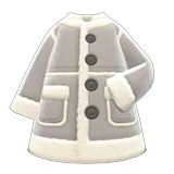 faux-shearling coat