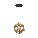 wooden pendant light