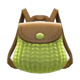 knitted-grass backpack