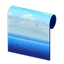 ocean-horizon wall